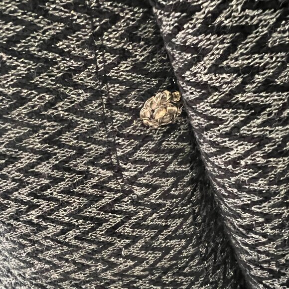 Chanel from Metropolis collection gray black coat size 40 - Picture 7 of 14